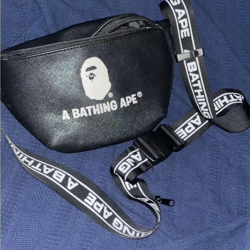 Bape Leather Bag